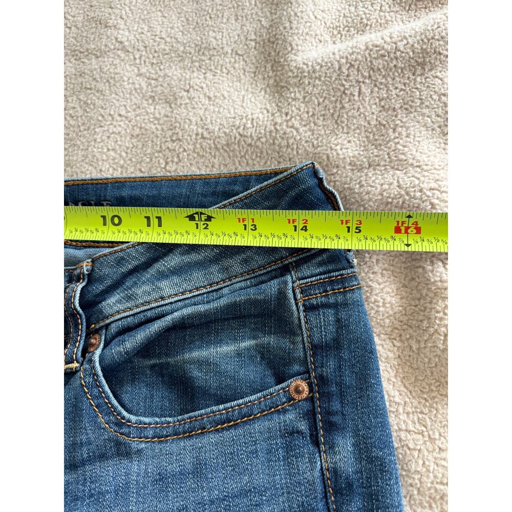 American Eagle Jeans 6 Long Favorite Boyfriend Bootcut Medium Wash - Picture 8 of 10
